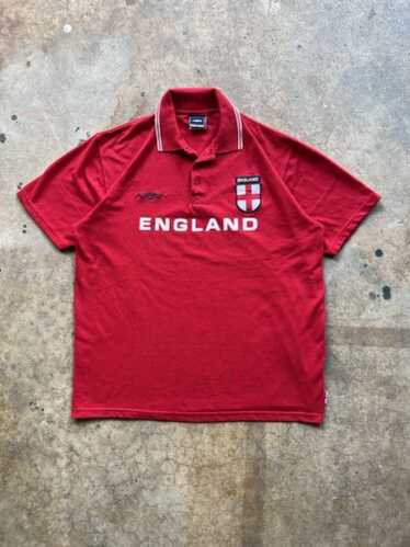 ウェア 2000s umbro England jersey setup Vintage Umbro 2000-2001 England Football Soccer Away Jersey