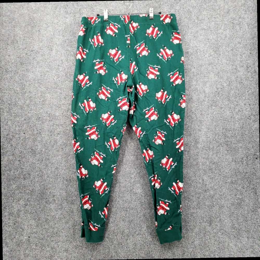 Old Navy Mens Large Green Holiday Print Pajama Pa… - image 2