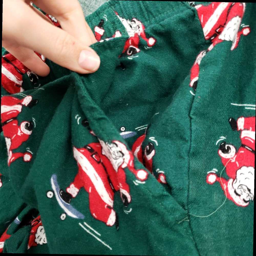 Old Navy Mens Large Green Holiday Print Pajama Pa… - image 6