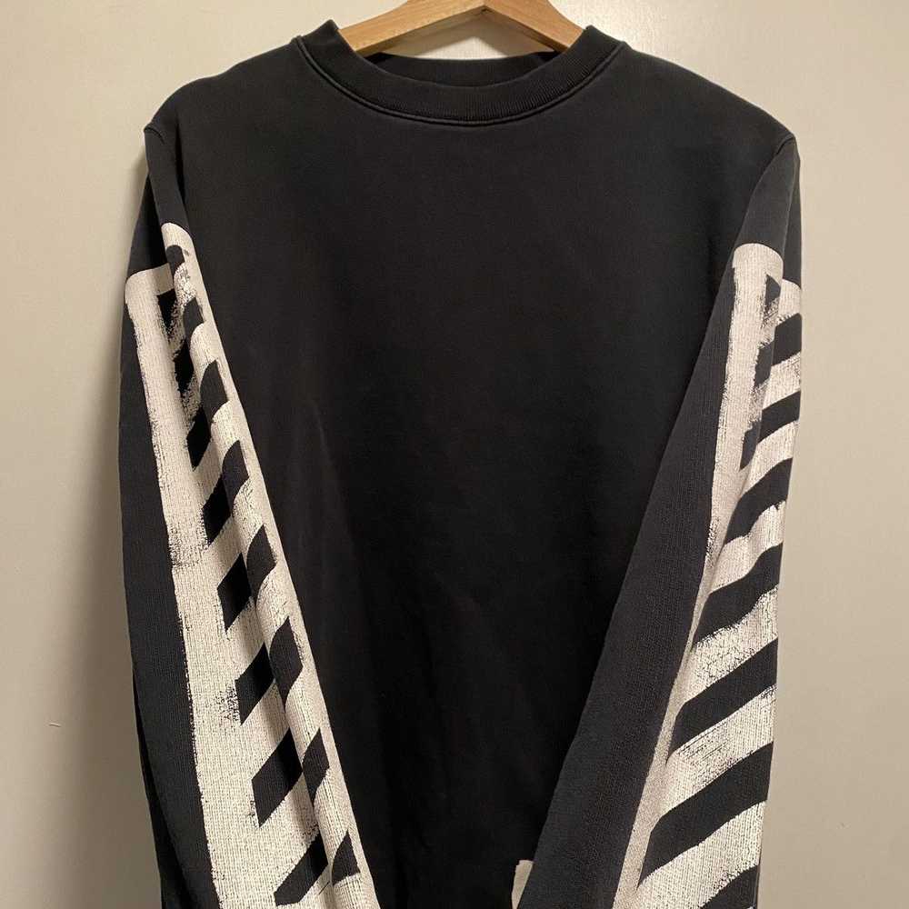 Off-White Off-White Big Logo Sweatshirt Black Whi… - image 6