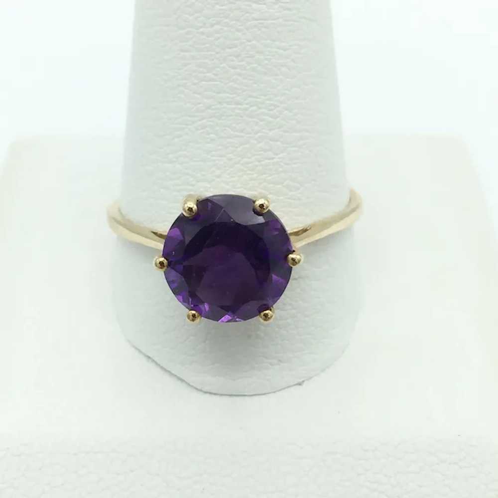 10K Amethyst Ring - image 2