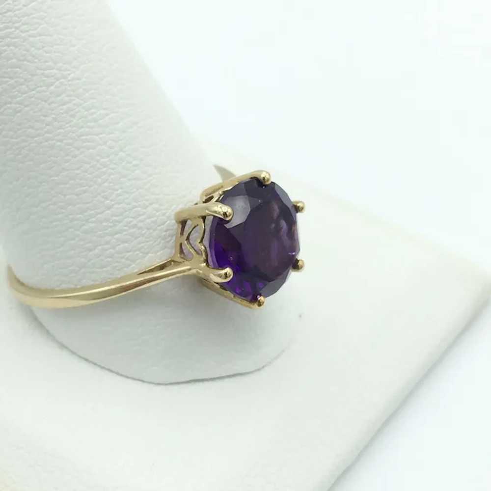 10K Amethyst Ring - image 3