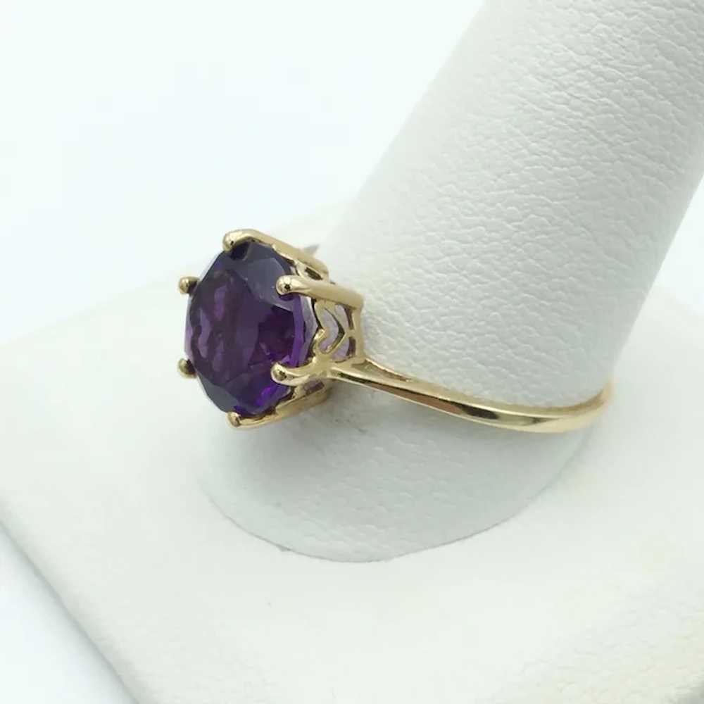 10K Amethyst Ring - image 4