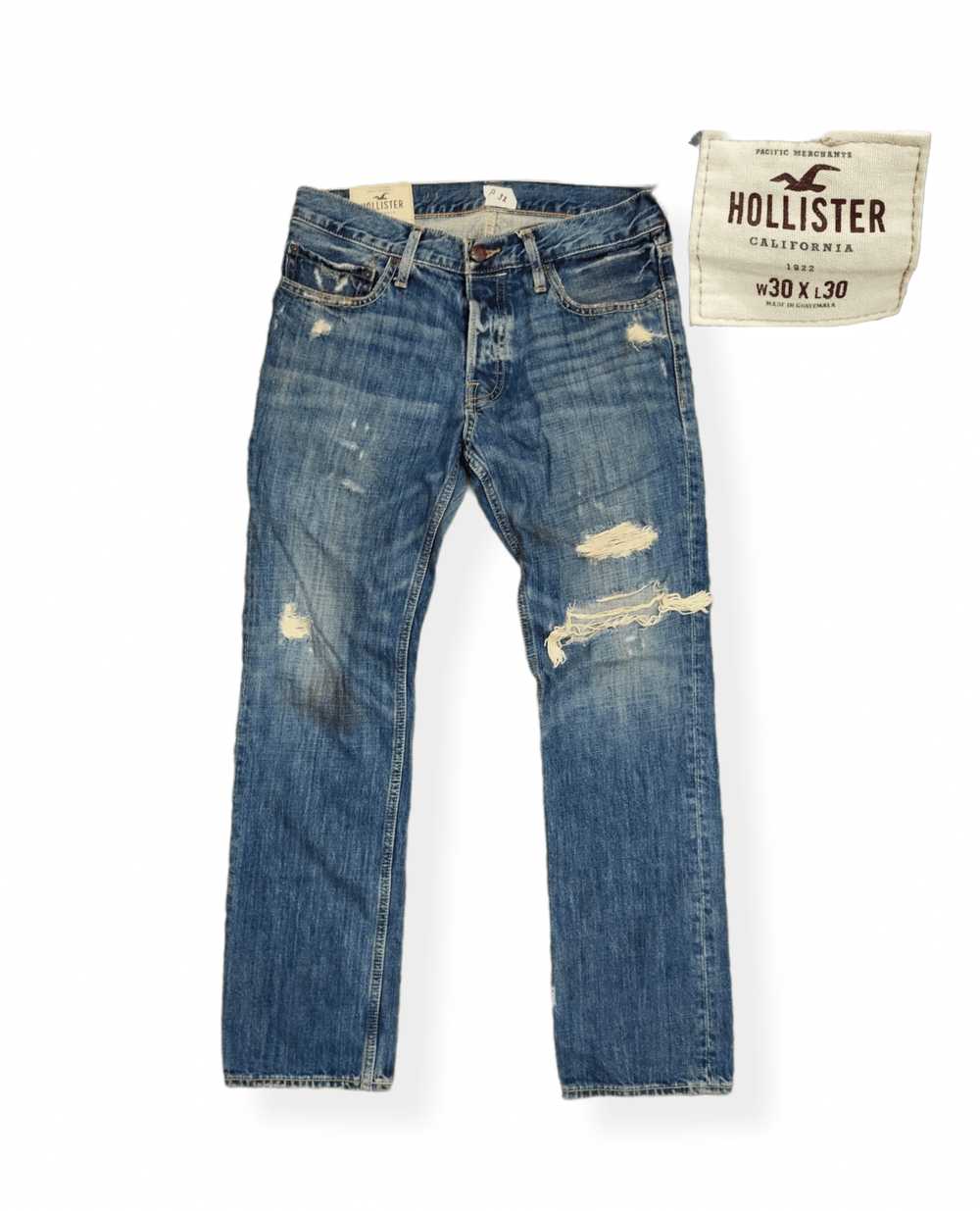 Distressed Denim × Hollister × Vintage A060 Vinta… - image 1