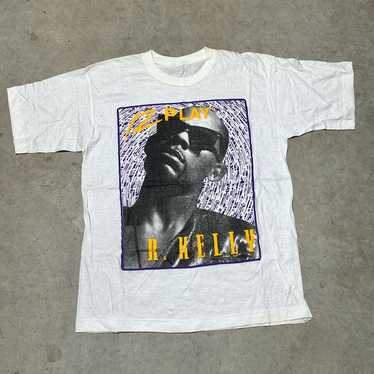 RARE VIntage R.KELLY world tour 2001 T SHIRT HIP HOP … - Gem