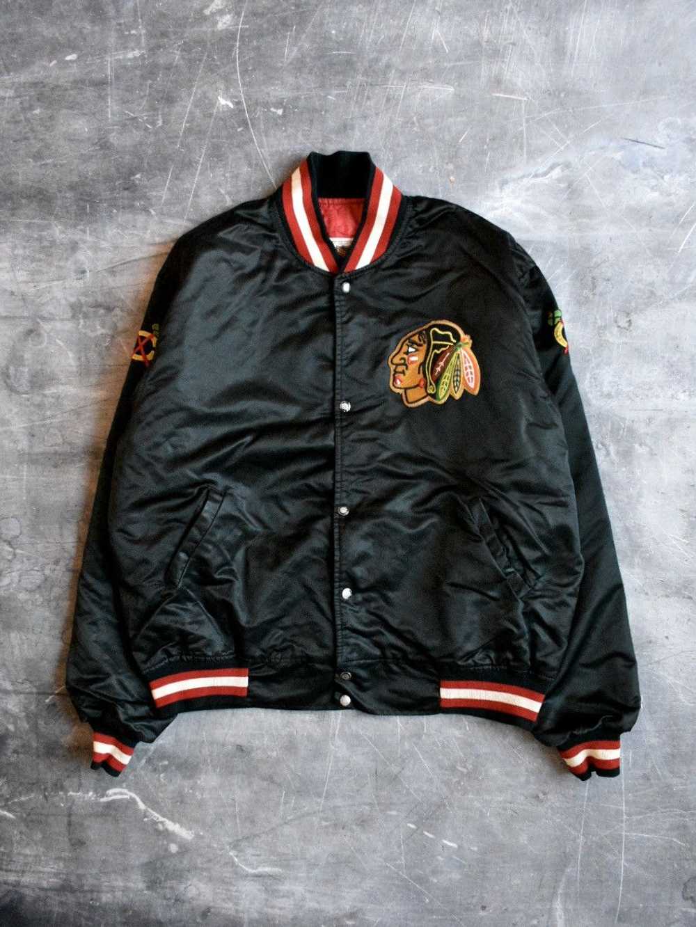 NHL × Starter × Vintage Vintage 90s Chicago Black… - image 1