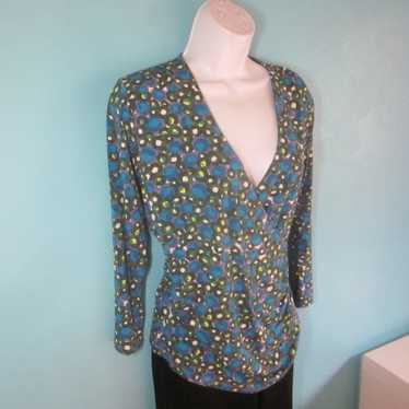 Boden Boden Faux Wrap Top Size 10