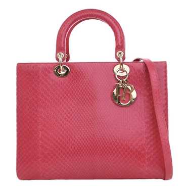 Dior Lady Dior exotic leathers handbag