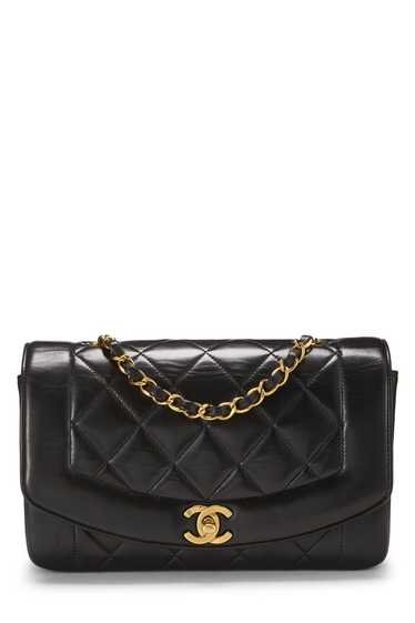 Black Lambskin Classic Flap Small