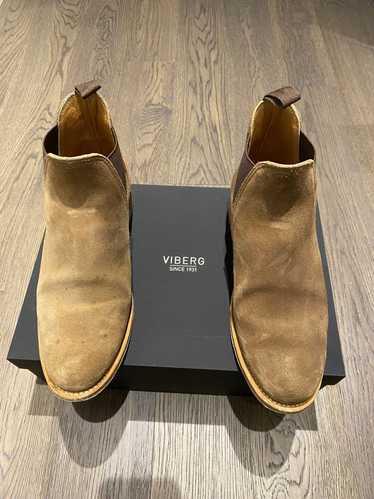 Viberg Chelsea Boot Snuff Calf Suede