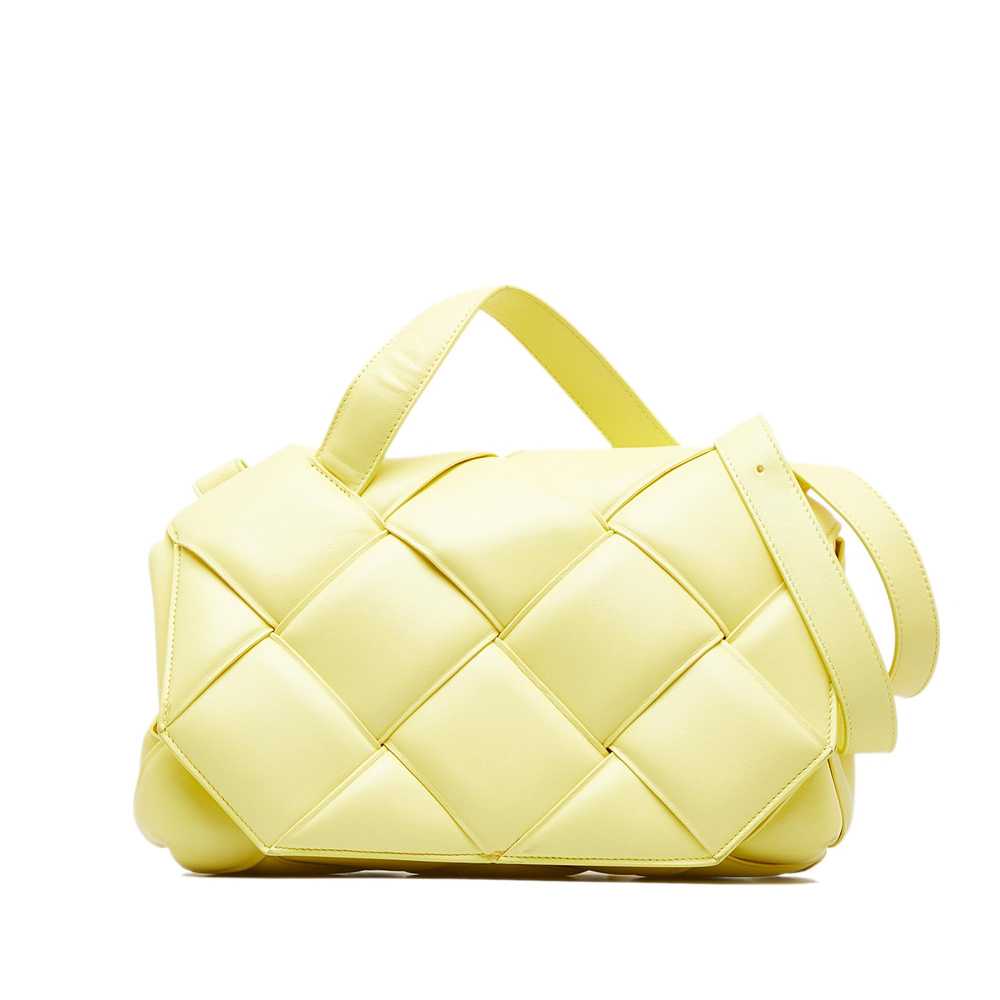 Product Details Bottega Veneta Yellow Maxi Intrec… - image 1