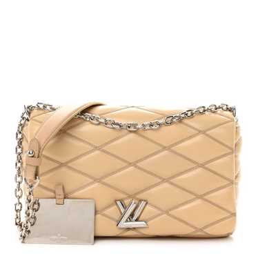 LOUIS VUITTON Lambskin Malletage GO-14 MM Champag… - image 1