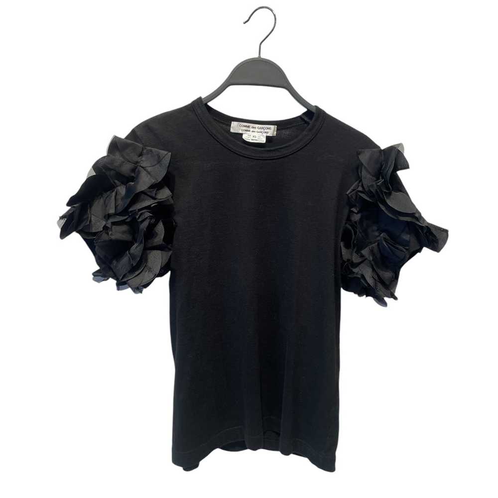 COMME des GARCONS/T-Shirt/XS/Cotton/BLK/RUFFLED S… - image 1