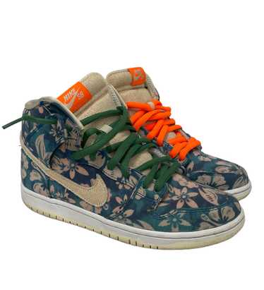 NIKE SB/Hi-Sneakers/US 8.5/All Over Print/GRN/