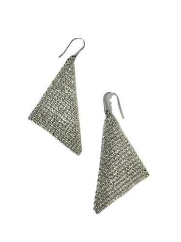 Swarovski Crystal Mesh Dangle Earrings - image 1