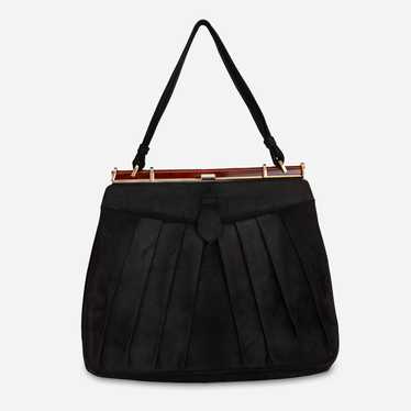 Black Handbag by Renard Paris | Classic Structure… - image 1