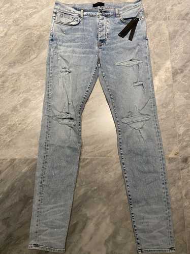 Amiri Amiri Sky Indigo Thrashers Jeans - image 1