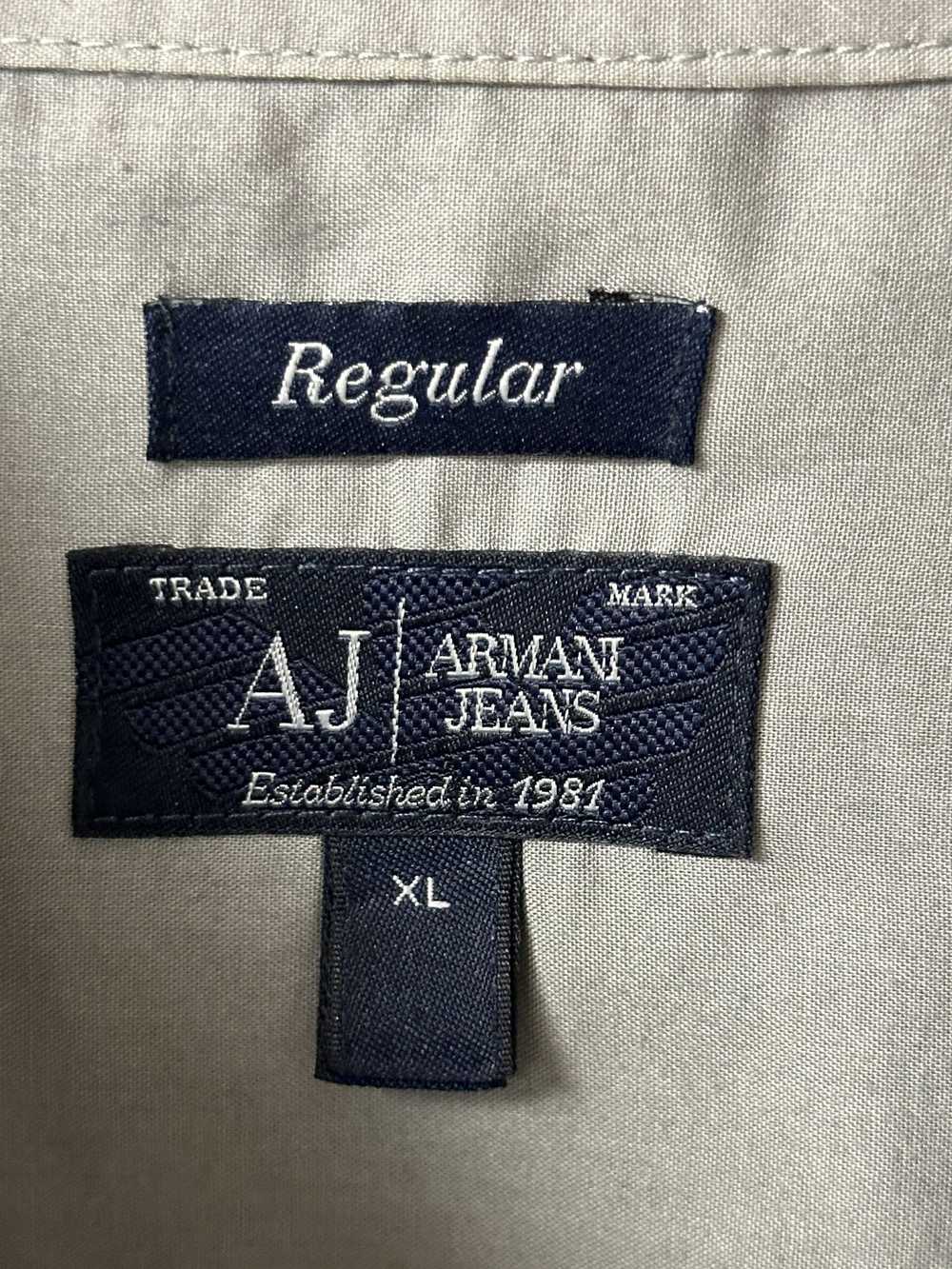 Armani Armani Jean's Men's Tan Long Sleeve Shirt … - image 4