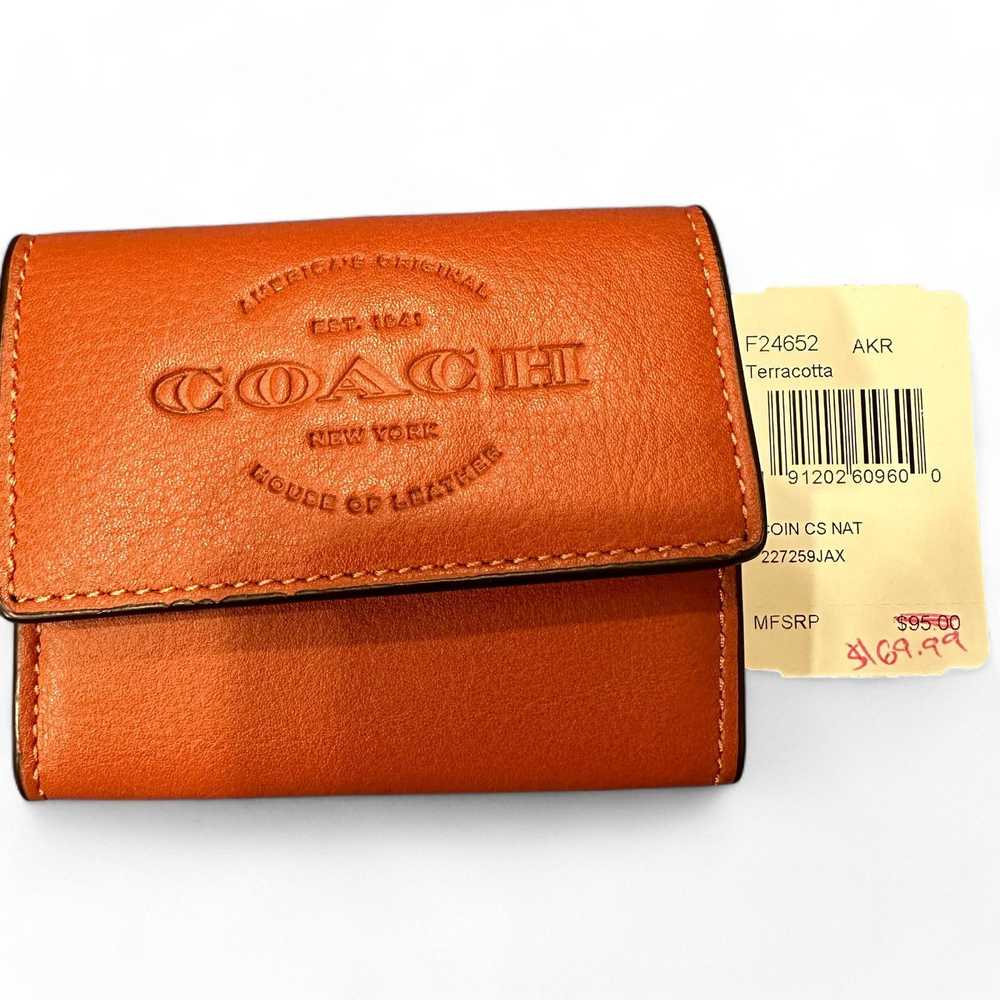 Coach Coach Men's Coin Wallet Leather - Terracott… - image 10