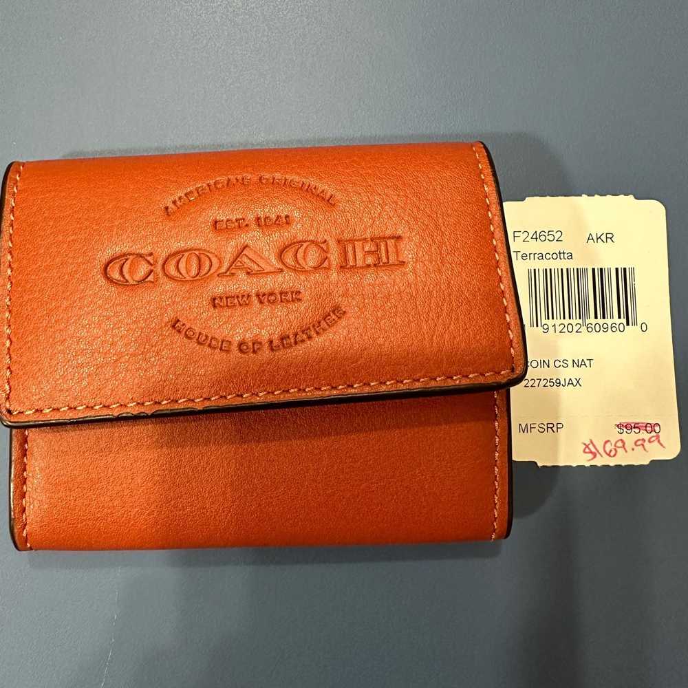 Coach Coach Men's Coin Wallet Leather - Terracott… - image 6