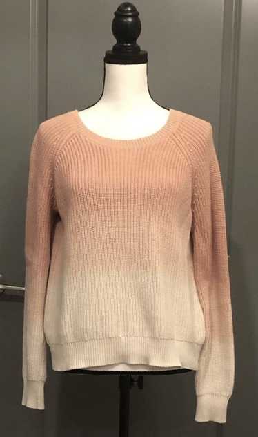 Lucky Brand Lucky Brand Back Button Ombré Sweater