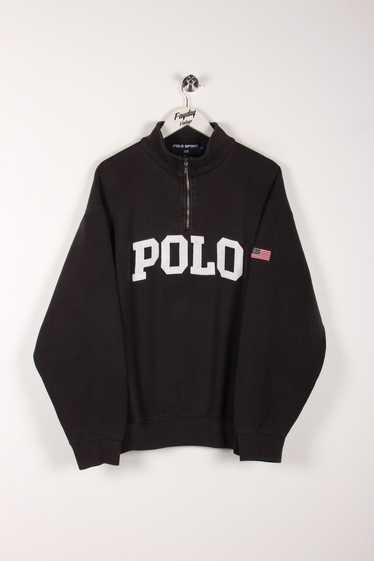 90's Polo Sport 1/4 Zip Sweatshirt Large