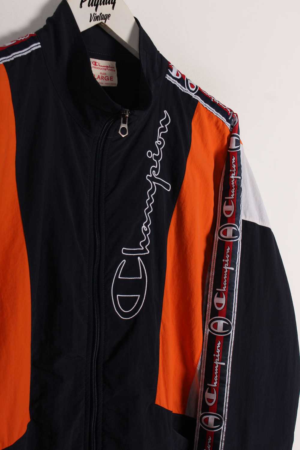 90's Champion Track Jacket Large - image 2