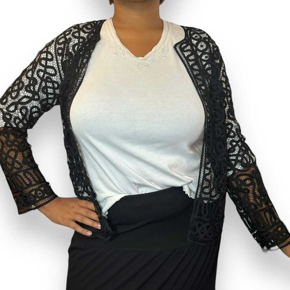 Chicos Chicos Black Long Sleeve Cover Up - image 4