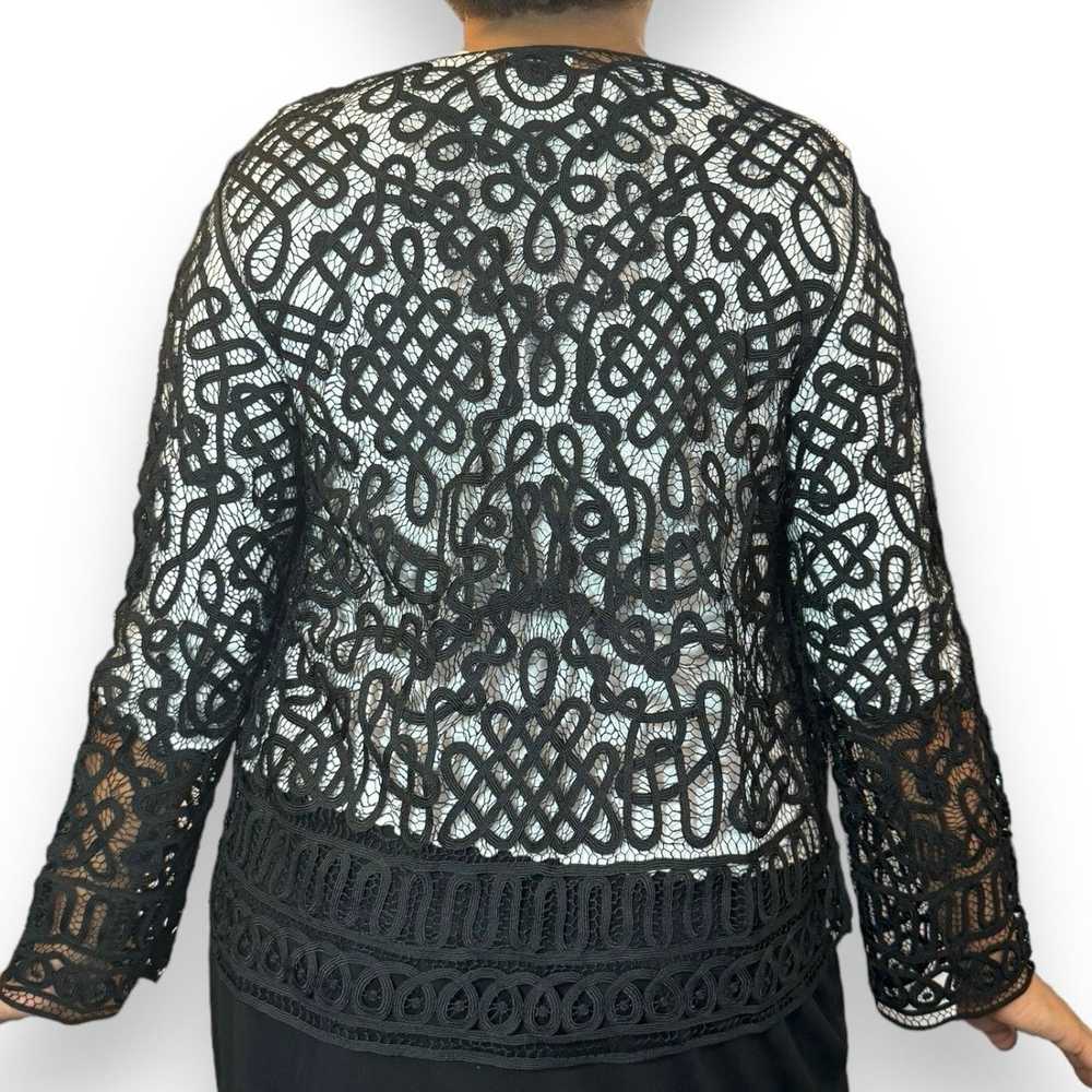 Chicos Chicos Black Long Sleeve Cover Up - image 5