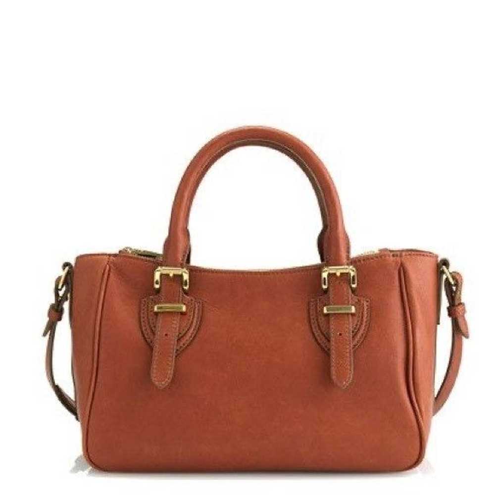 J.Crew J. Crew Teddie Satchel | Tan Genuine Leath… - image 1