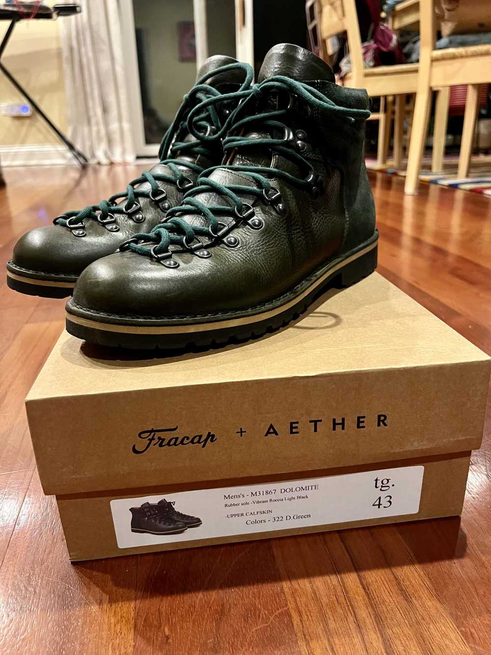 Aether Apparel × Fracap Dolomite Boots Olive Gree… - image 2