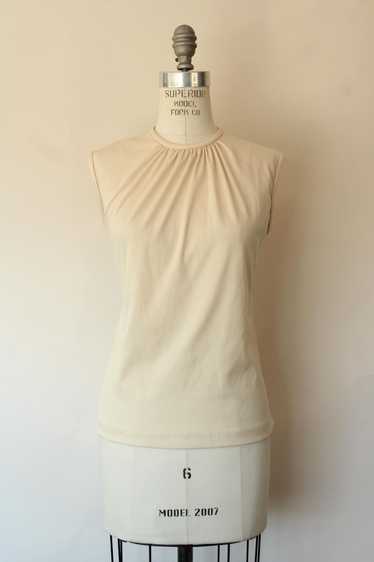 Vintage 1970s 1980s Teddi Sleeveless Top