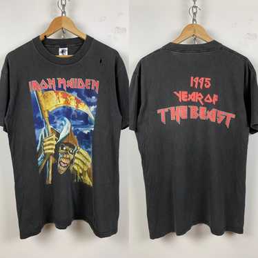 Band Tees × Iron Maiden × Vintage 1995 Vintage Ir… - image 1