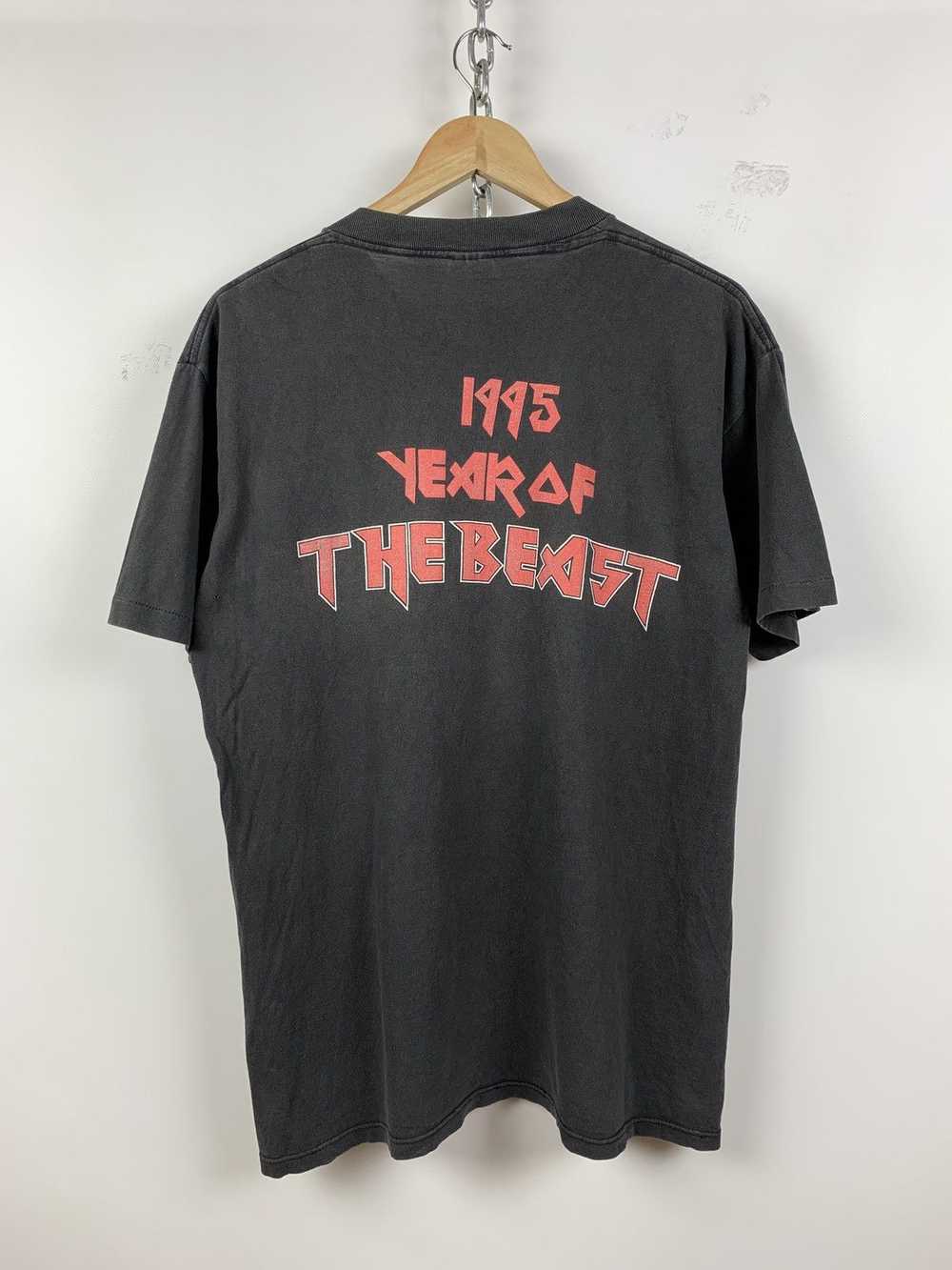 Band Tees × Iron Maiden × Vintage 1995 Vintage Ir… - image 3