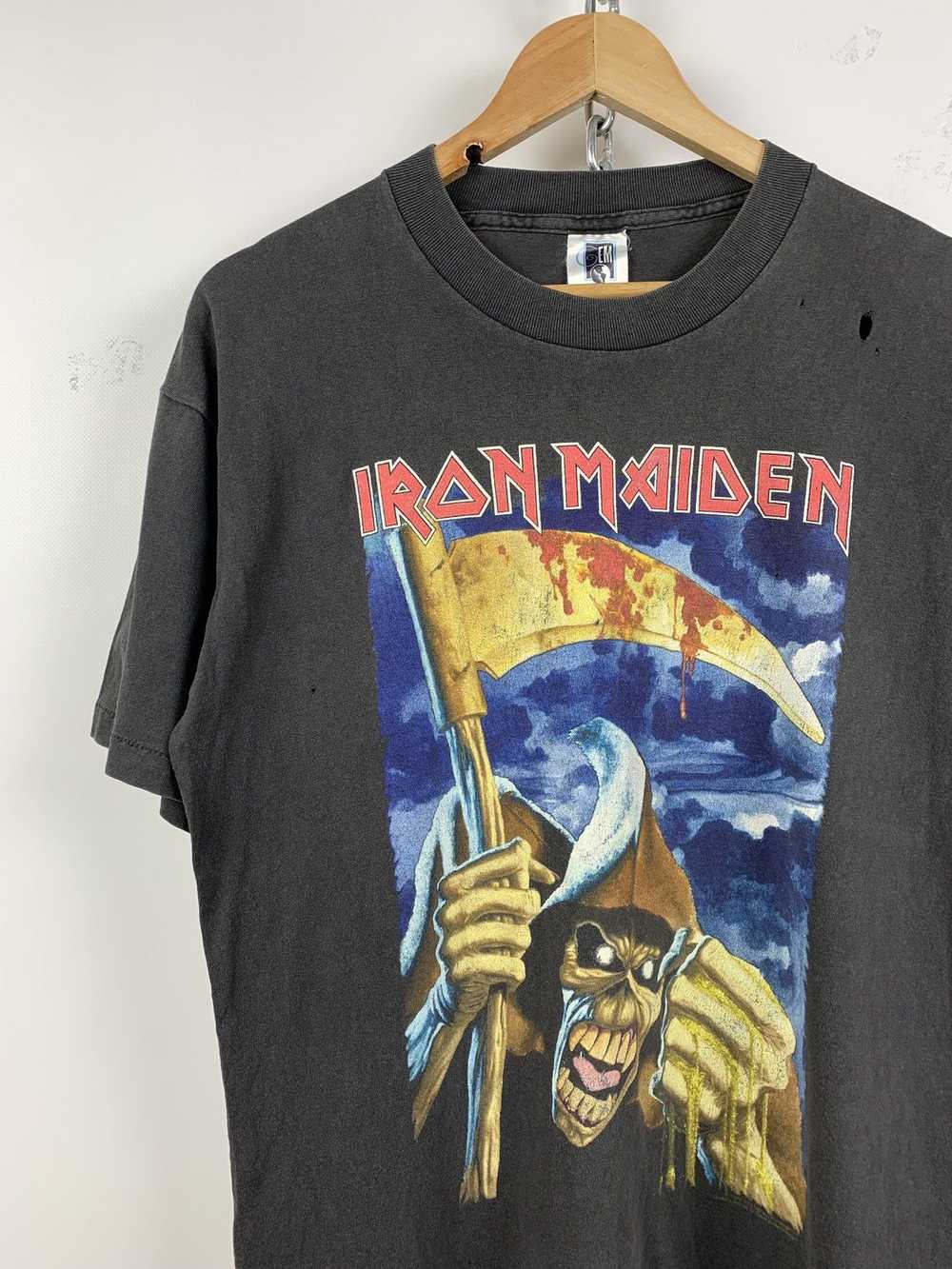 Band Tees × Iron Maiden × Vintage 1995 Vintage Ir… - image 4