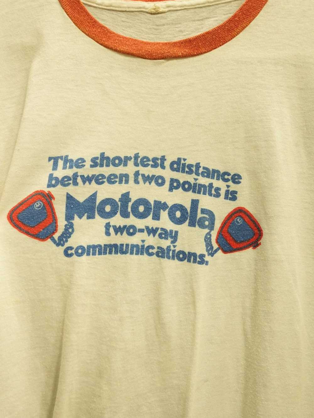 Vintage Vintage 90s Motorola Logo Single Stitch T… - image 3