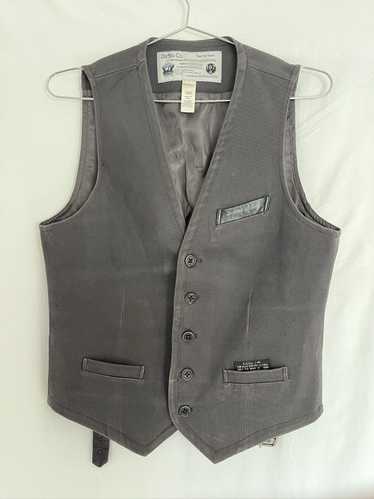 Diesel Charcoal gray vintage Diesel Vest