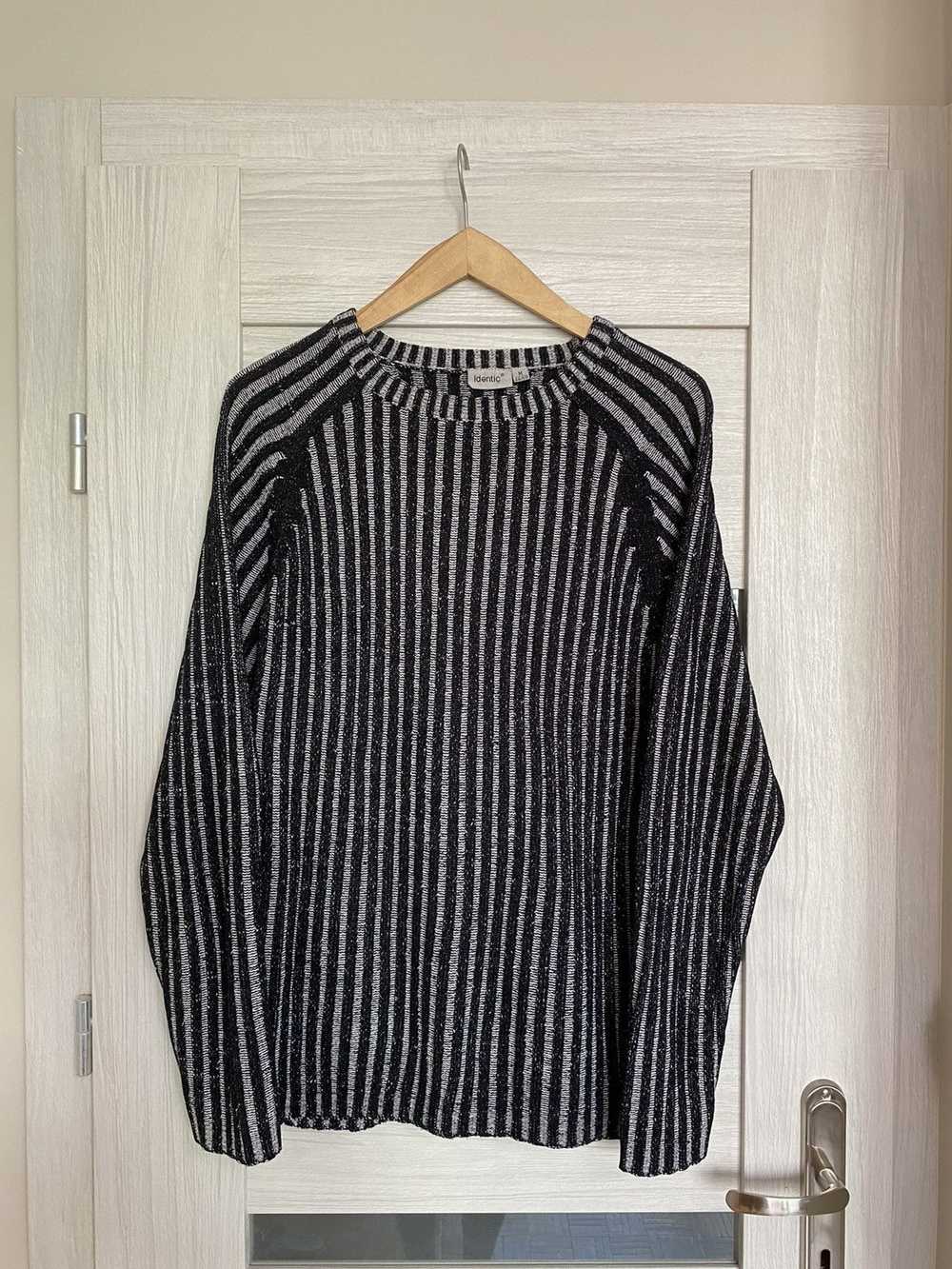 Avant Garde × Japanese Brand × Vintage Stripes kn… - image 1