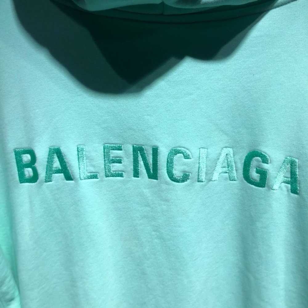 Balenciaga Balenciaga Spell out embroidered Hoodie - image 2