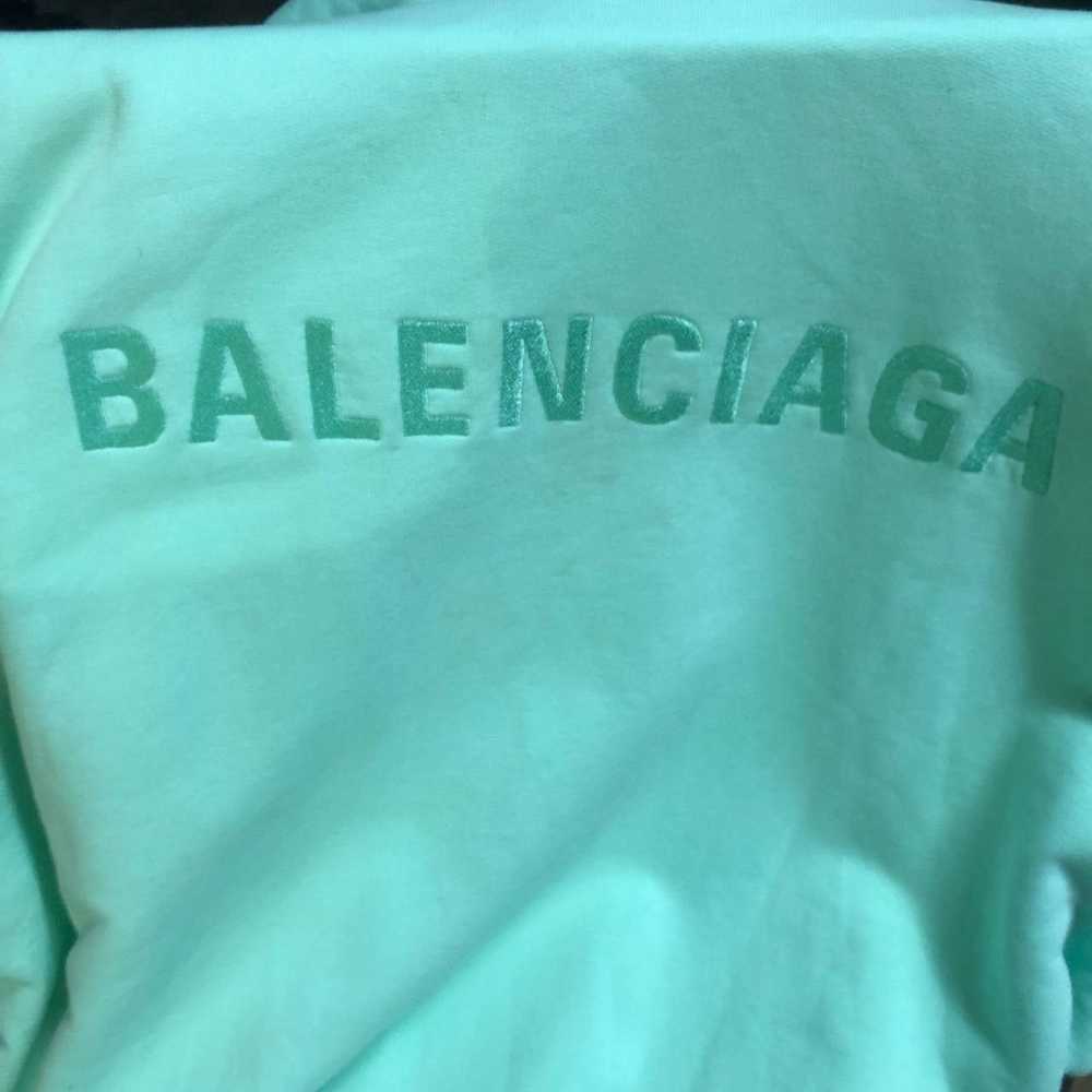 Balenciaga Balenciaga Spell out embroidered Hoodie - image 4