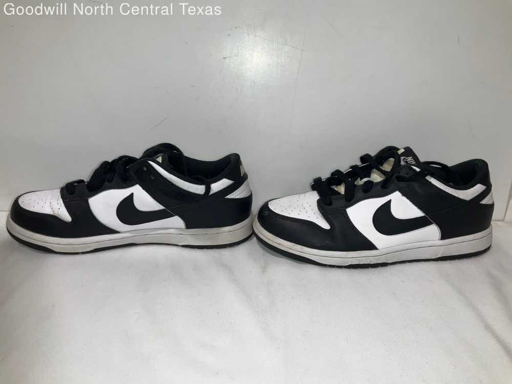 Nike Dunk Low Black & White Sneaker Athletic Shoe… - image 2