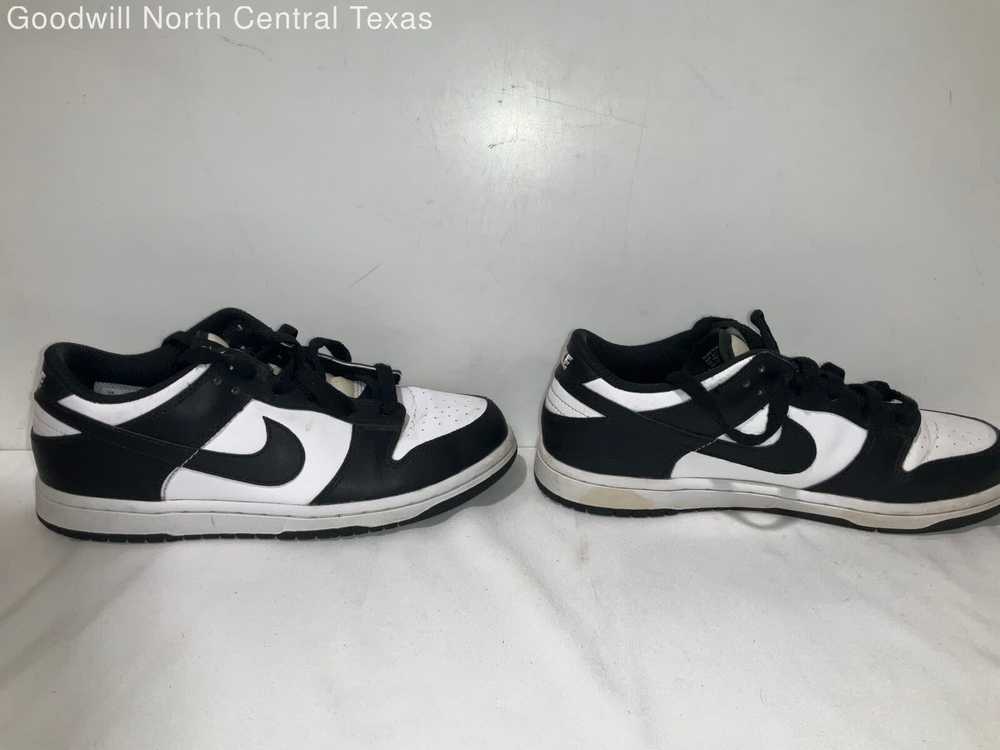 Nike Dunk Low Black & White Sneaker Athletic Shoe… - image 3