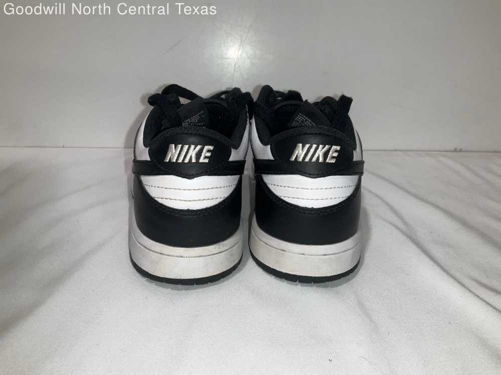 Nike Dunk Low Black & White Sneaker Athletic Shoe… - image 6