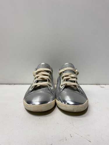 AUTHENTIC Salvatore Ferragamo Silver Shoes Women S