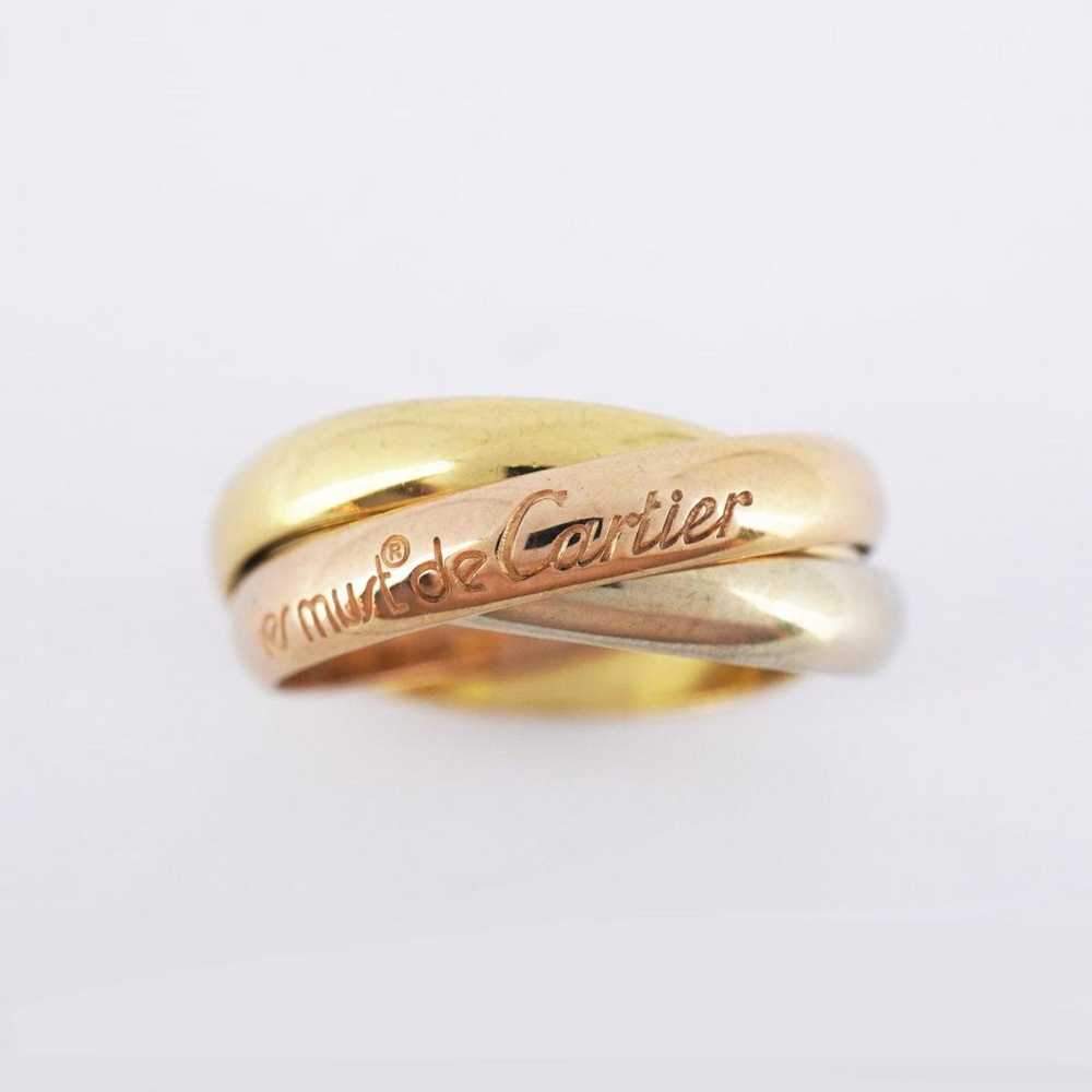 Cartier Cartier Ring Trinity #55 K18YG Yellow Gol… - image 2