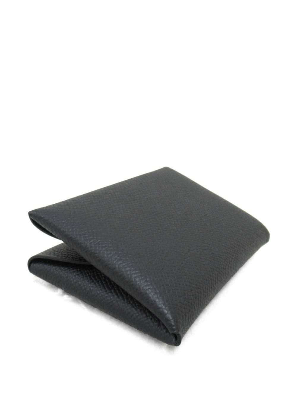 Hermès Pre-Owned 2024 Calvi Duo cardholder - Black - image 4