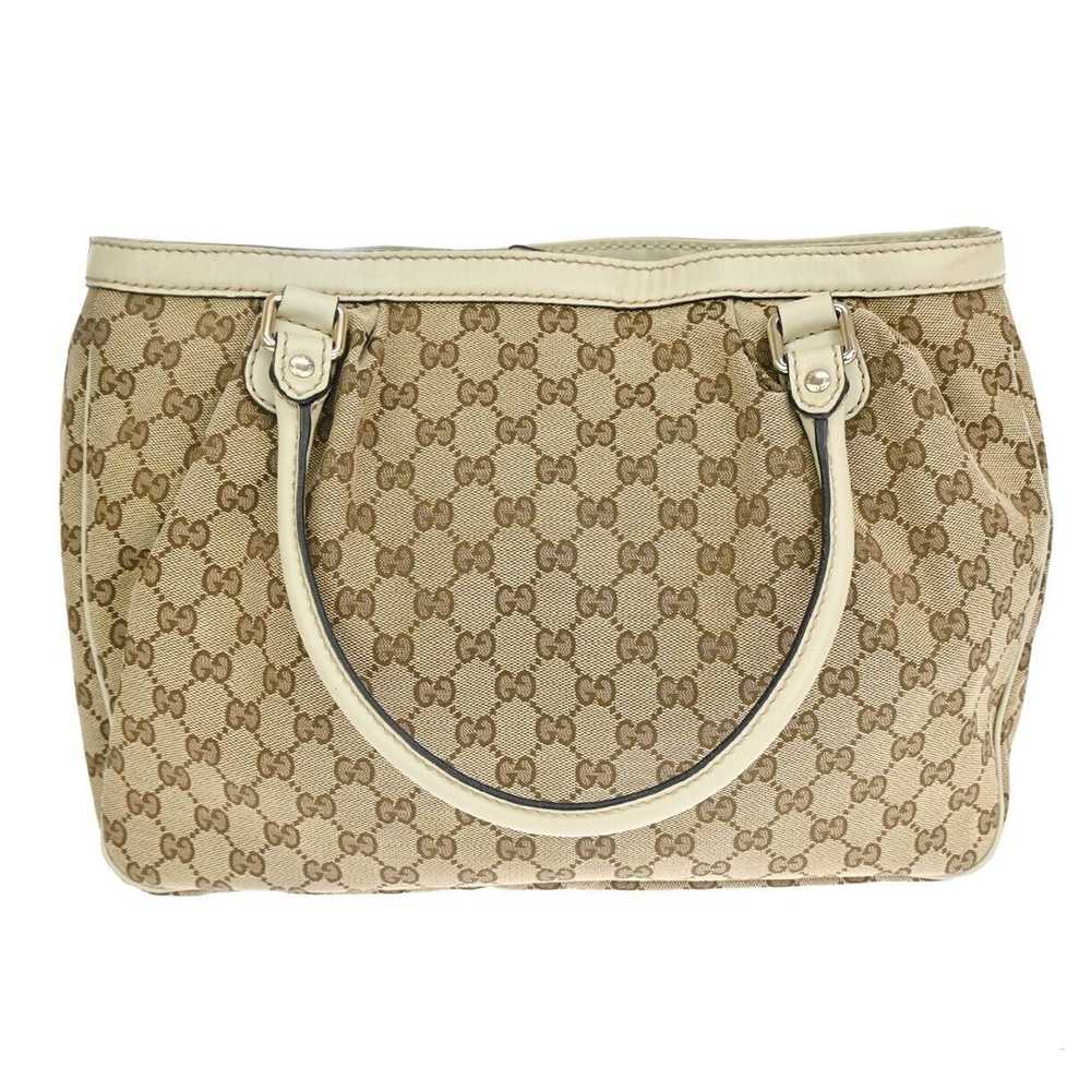 Gucci Gg Canvas Beige Canvas Shoulder Bag (Pre-Ow… - image 2