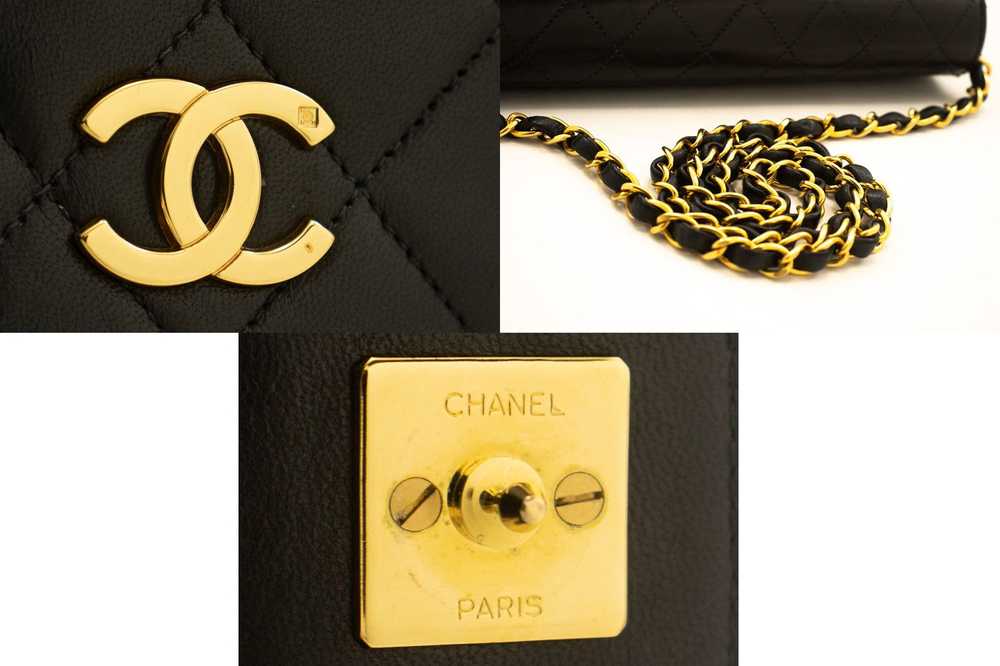 Chanel Wallet On Chain Black Leather Wallet (Pre-… - image 12