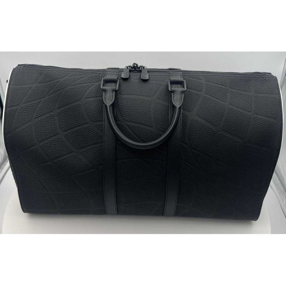 Louis Vuitton Keepall leather 24h bag - image 9