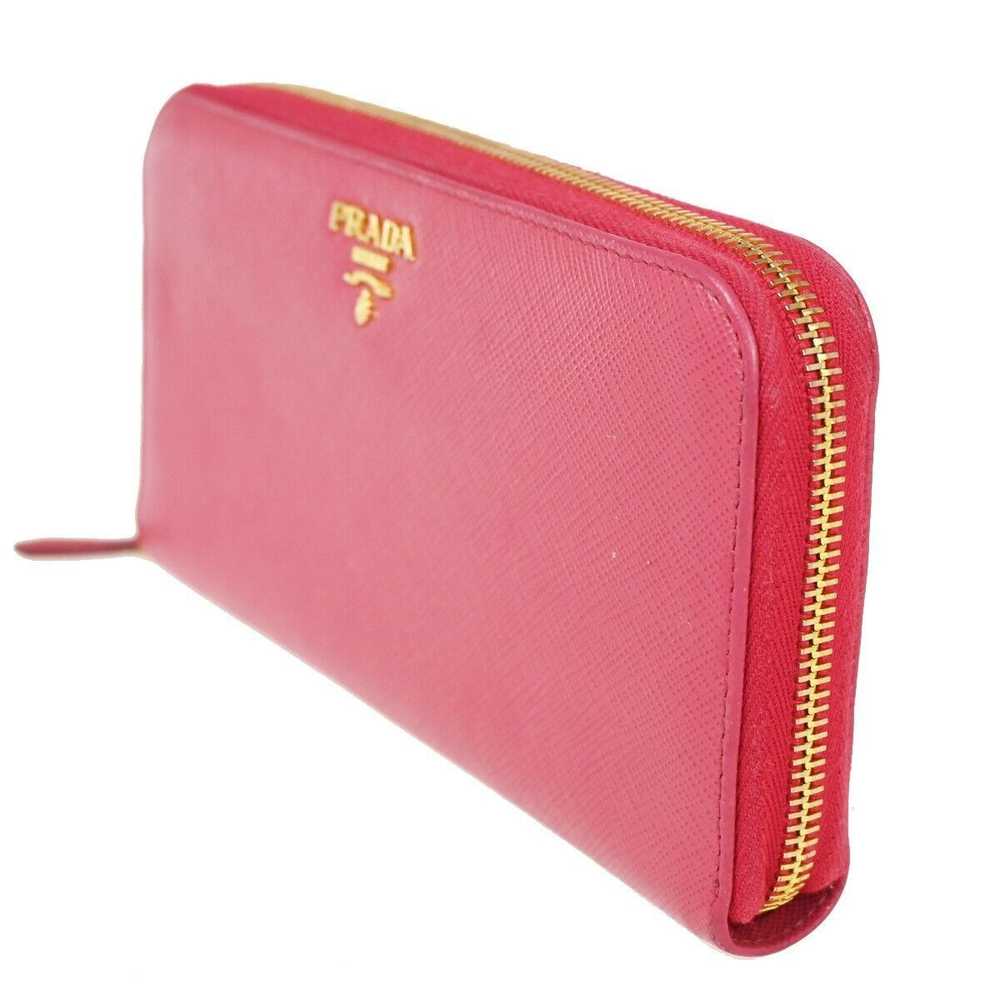 Prada Saffiano Pink Leather Wallet (Pre-Owned) - image 10